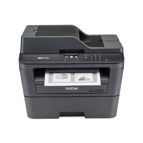 Restored Brother MFC‑L2740DW Wireless All‑in‑One Monochrome Laser Printer – Duplex Print/Scan/Copy/Fax, ADF (Refurbished)
