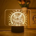 thumbnail image 1 of Luz nocturna Jujutsus Kaisens Lapplands 3D LED que cambia de color, 1 of 2