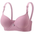 thumbnail image 3 of Babcutegg Solid Color Women' s Wire-Free Bra Comfortable Everyday Underwear for All-Day Support and Breathable Cotton Blend Fabric Size 2XL, 3 of 9