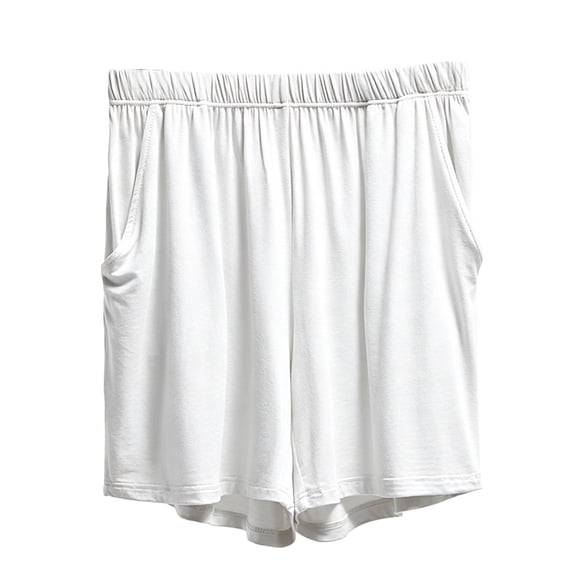 cfhntfmh Women's Pajama Shorts Soft Lightweight Sleep Lounge Shorts Summer Flowy Comfy Sleepwear with Pockets