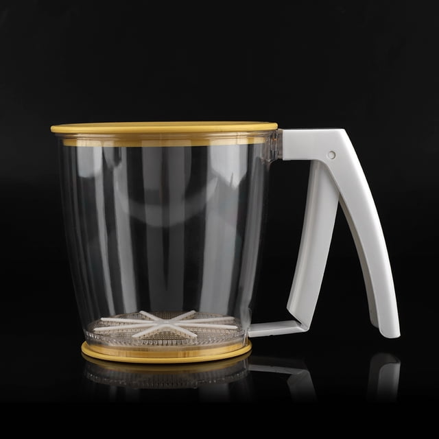 Flour Sifter, PP Baking Sieve Cup, Mesh Flour Sifter, For Kitchen For Baking