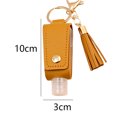 thumbnail image 2 of 3 piezas de funda de cuero desinfectante de manos de 30ML, colgante de llavero de funda de cuero, 2 of 5