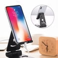 thumbnail image 3 of xinxinxx WQ-02 Support de Cellulaire Universel Réglable Support de Tablette de Bureau pour iPhone 7 7Plus iPad 8x, 3 of 5