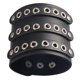 thumbnail image 3 of Pulsera de cuero sintético, regalo vintage para San Valentín, ideal para maridos y parejas. Negro, 3 of 9