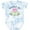 Tie Dye Blue, variant on Inktastic Grampy's Girl Heart Flowers Girls Baby Bodysuit