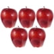 thumbnail image 5 of KAKOWELY 5 manzanas Red Delicious artificiales decorativas realistas, 5 of 5