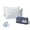 White(Cooling & Adjustable）, variant on EGOHOME 2-Pack Adjustable Cooling Bed Pillows, Shredded Memory Foam Pillows Set of 2, Standard Queen, Dual Sides