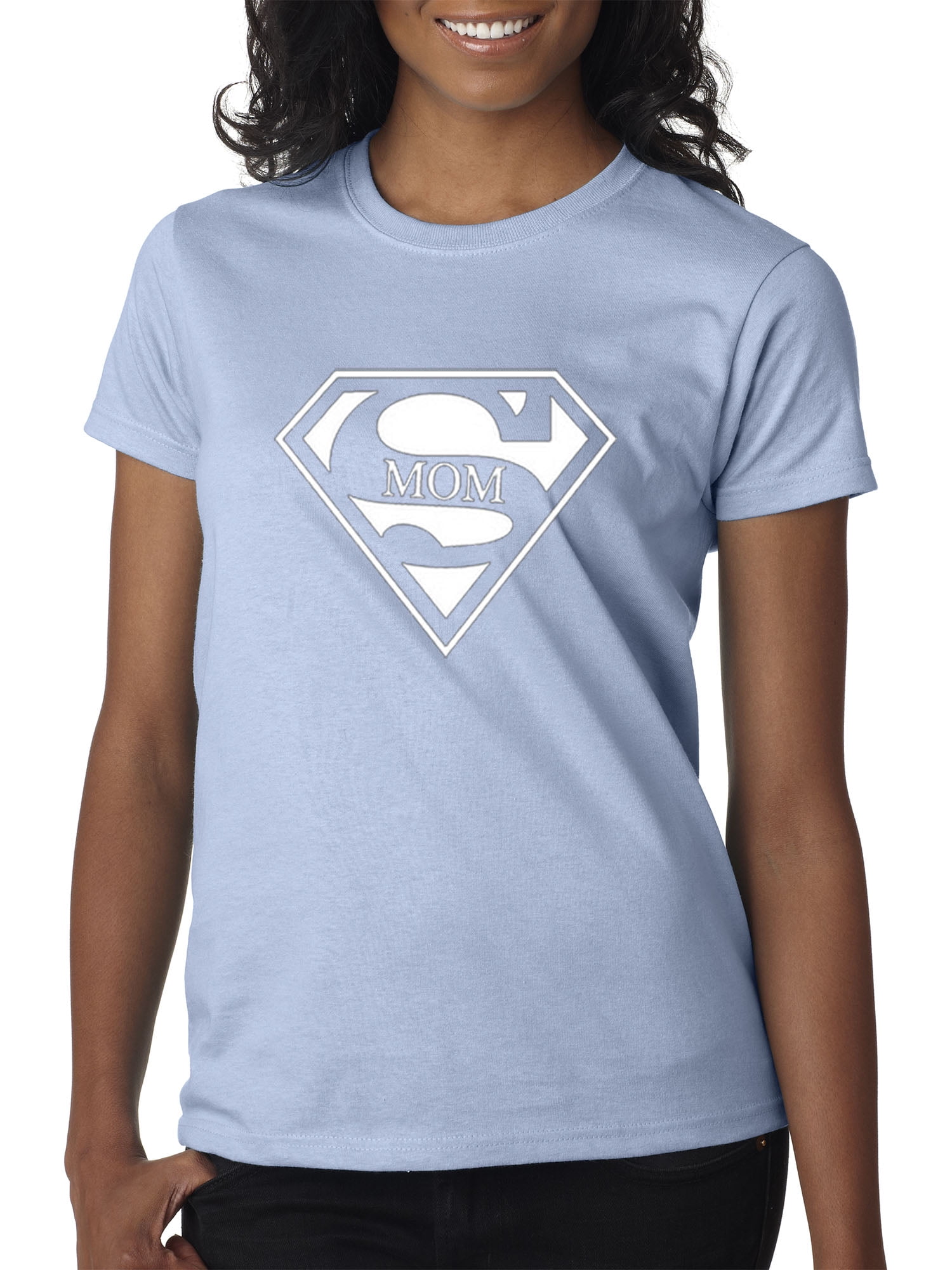 light blue superman t shirt