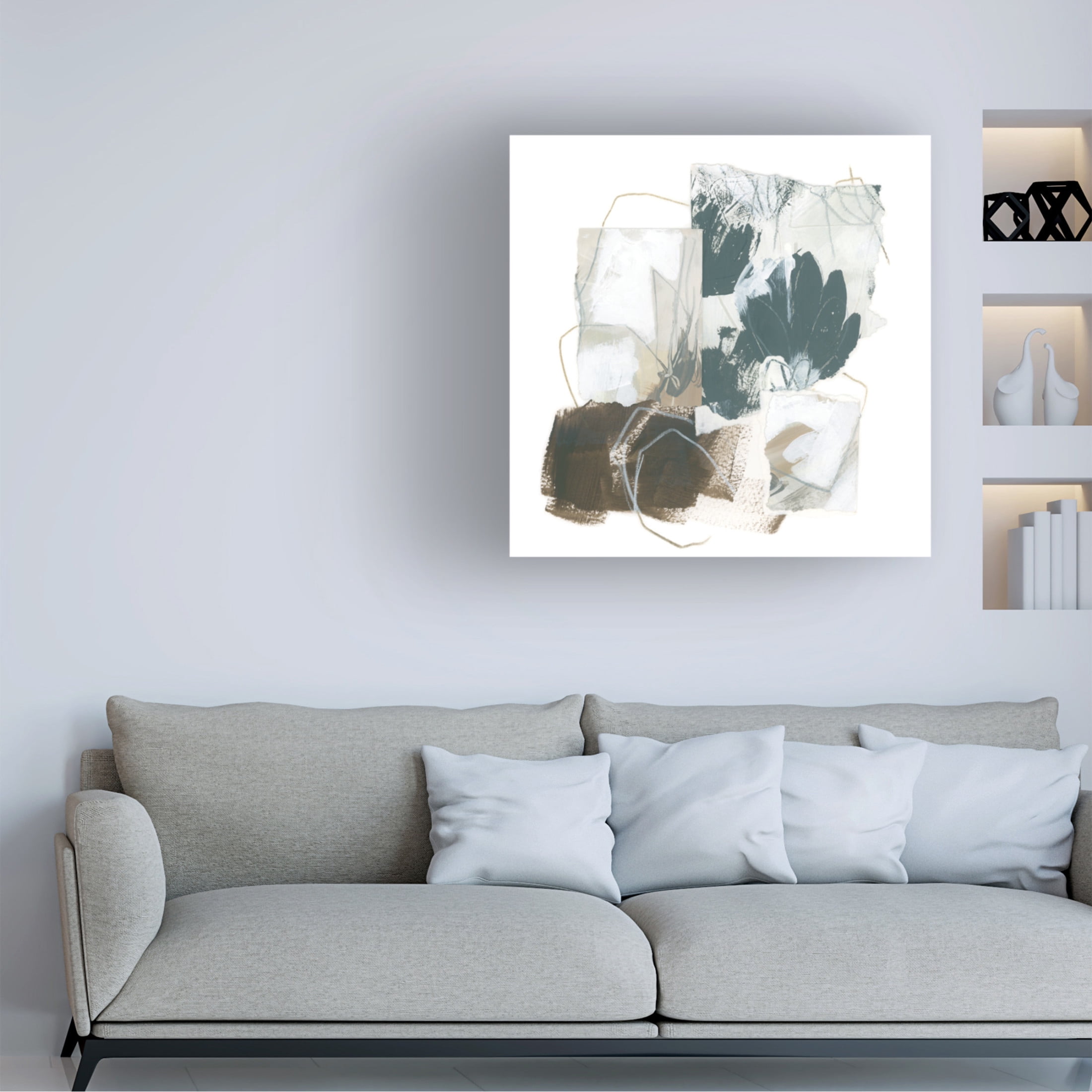 Trademark Fine Art June Erica Vess  Cortar I Canvas Wall Art