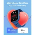 thumbnail image 6 of BIGGERFIVE Smart Watch for Kids No APP No Phone Needed, 1.8" Fitness Tracker Watch Pedometer, Sleep Monitor, IP68 Waterproof, Step Counter, Puzzle Games for Girls Boys Teens 5-16, Blue, 6 of 8