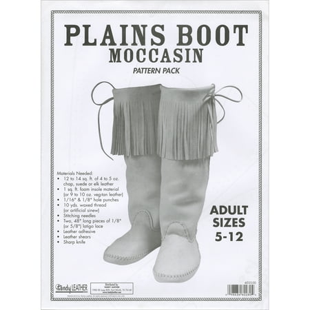 plains boot moccasin pattern