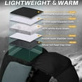 thumbnail image 3 of Gorro de esquí cálido de invierno, gorro impermeable cálido con solapa para las orejas para caza, Camping, motociclismo, 3 of 5