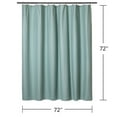 thumbnail image 4 of Microdry Luxury Water-Repellent Fabric Embossed Shower Curtain Liner for Bathroom, 72" x 72", Aquifer, 4 of 8