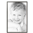 thumbnail image 2 of ArtToFrames 24" x 37" Black Square with Gold Beads Picture Frame, 24x37 inch Black Wood Poster Frame (WOM-5021), Pack, 2 of 7