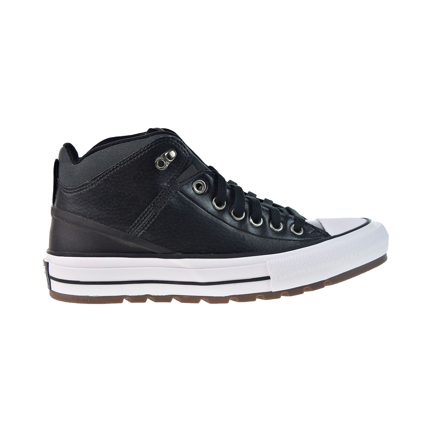 Converse Chuck Taylor Star Street Boot Hi Top Men's Shoes Black-White 168865c -