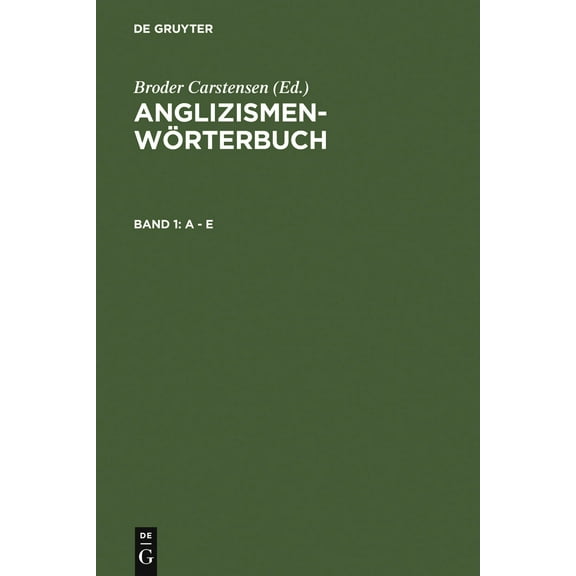 A - E (Hardcover)