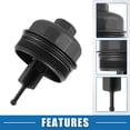 thumbnail image 3 of Motor Aceite Filtro Tapa 11427838009 para BMW E90 E92 E93 Plástico Negro, 3 of 7