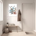 thumbnail image 3 of ZHONGYUTONG Dragonfly Canvas Wall Art for Bathroom Watercolor Dragonfly Pictures Wall Decor Home Painting Framed (24.00" x 36.00"), 3 of 5