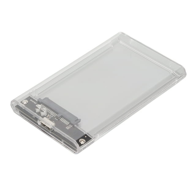 Caja De Disco Duro, Disco Adecuado USB3.0 Para Interfaz HDD SSD De 2,5 Pulgadas, 7, 9,5 Mm, Gris Transparente