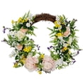 thumbnail image 1 of Coofit Wedding Artificial Plant Decorative: Hanging Vine Fake Floral Swag Window Wreath, 1 of 3