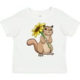 thumbnail image 3 of Inktastic Cute Chipmunk with Sunflower Boys or Girls Toddler T-Shirt, 3 of 5