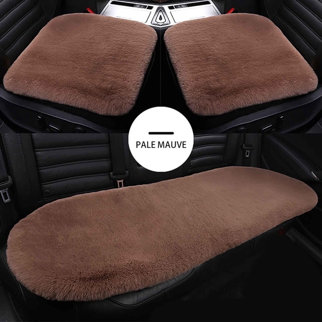 Openpig Imitation Seat Cover Car Seat Cushion Interior Plus Velvet Thick Warm Three-piece Set