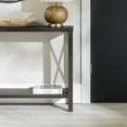 thumbnail image 4 of Walker Edison Magnolia Metal X Console Table, Sable, 4 of 19