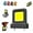 Green, variant on VEFSU Work Light, Battery Powered Flood Light, Portable LED Worklight Compatible with All Powered Tool Brand Batteries, Led Work Light for Workshop,Maintenance or Construction Site, Battery Lights