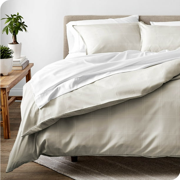 Bare Home Luxury Duvet Cover and Sham Set, UltraSoft Microfiber, Full