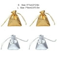 thumbnail image 4 of Matsuzay 100 piezas bolsas de joyería brillante cordón de regalo manualidades fiesta dorado/5*7cm Type3 NO3, 4 of 6