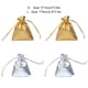 thumbnail image 4 of Inteprter 100 piezas de bolsas de joyería brillante, soporte para embalaje de dulces de regalo con cordón, manualidades DIY para celebraciones Kits de decoración para fiestas, 4 of 6