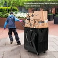 thumbnail image 2 of Bolsa de compras con ruedas EROBSKJ, reutilizable, 34,5 L, negra, 2 of 7