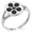 Silver, variant on Stainless Steel Maeda Samurai Crest Minimalist Oval Top Polished Statement Signet Ring