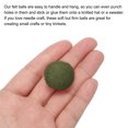 thumbnail image 4 of Wool Felt Balls Beads Woolen Fabric 2cm 20mm Dark Green for Home Crafts 50Pcs, 4 of 5