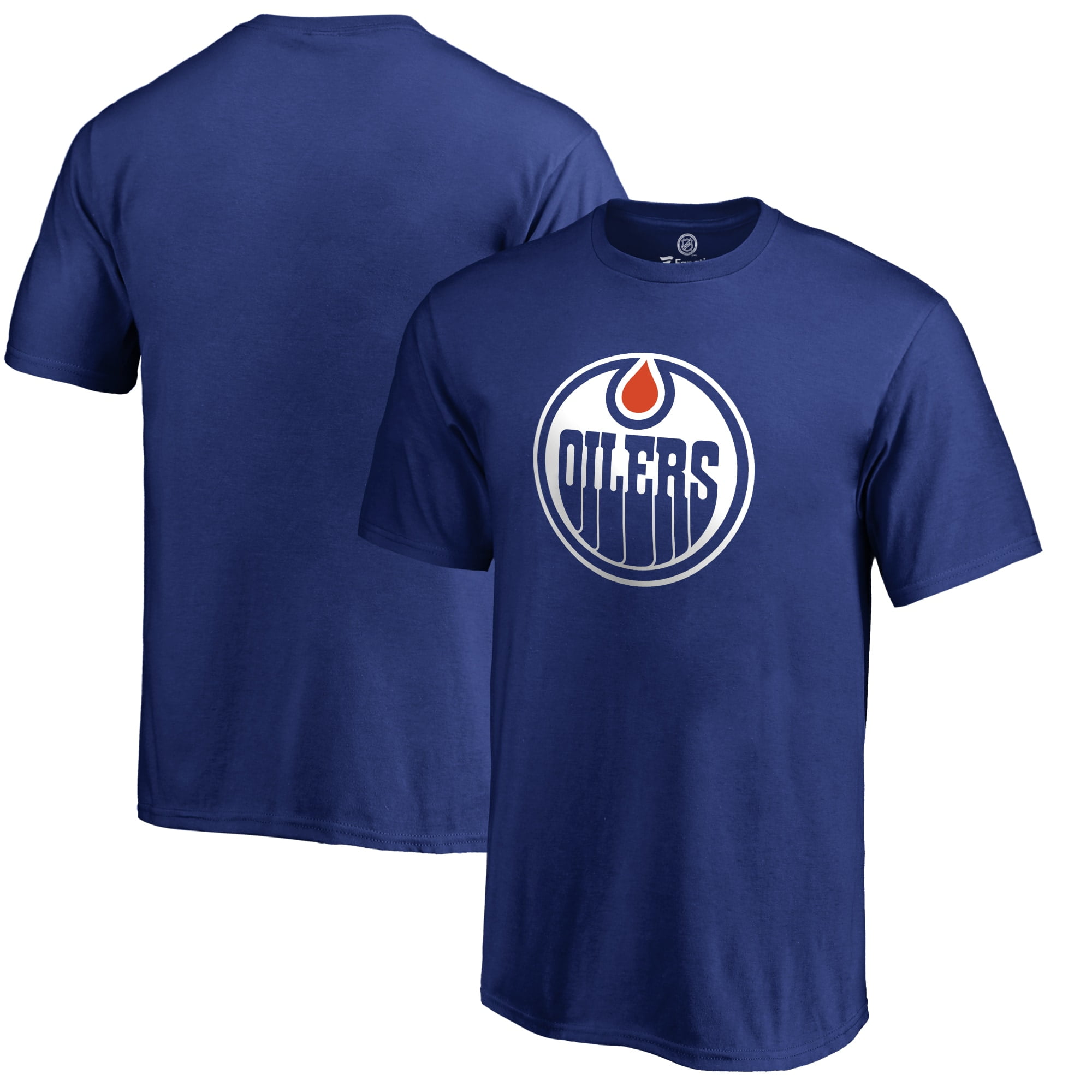 Fanatics Edmonton Oilers Primary Logo Big & Tall TShirt Blue
