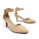 thumbnail image 3 of DREAM PAIRS - Zapatos de tacón alto para mujer con correa al tobillo y puntera cerrada, 3 of 5