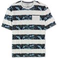 thumbnail image 1 of Ecko Unltd. Camiseta gráfica con bolsillo de rayas de camuflaje para hombre, blanca, mediana, 1 of 1