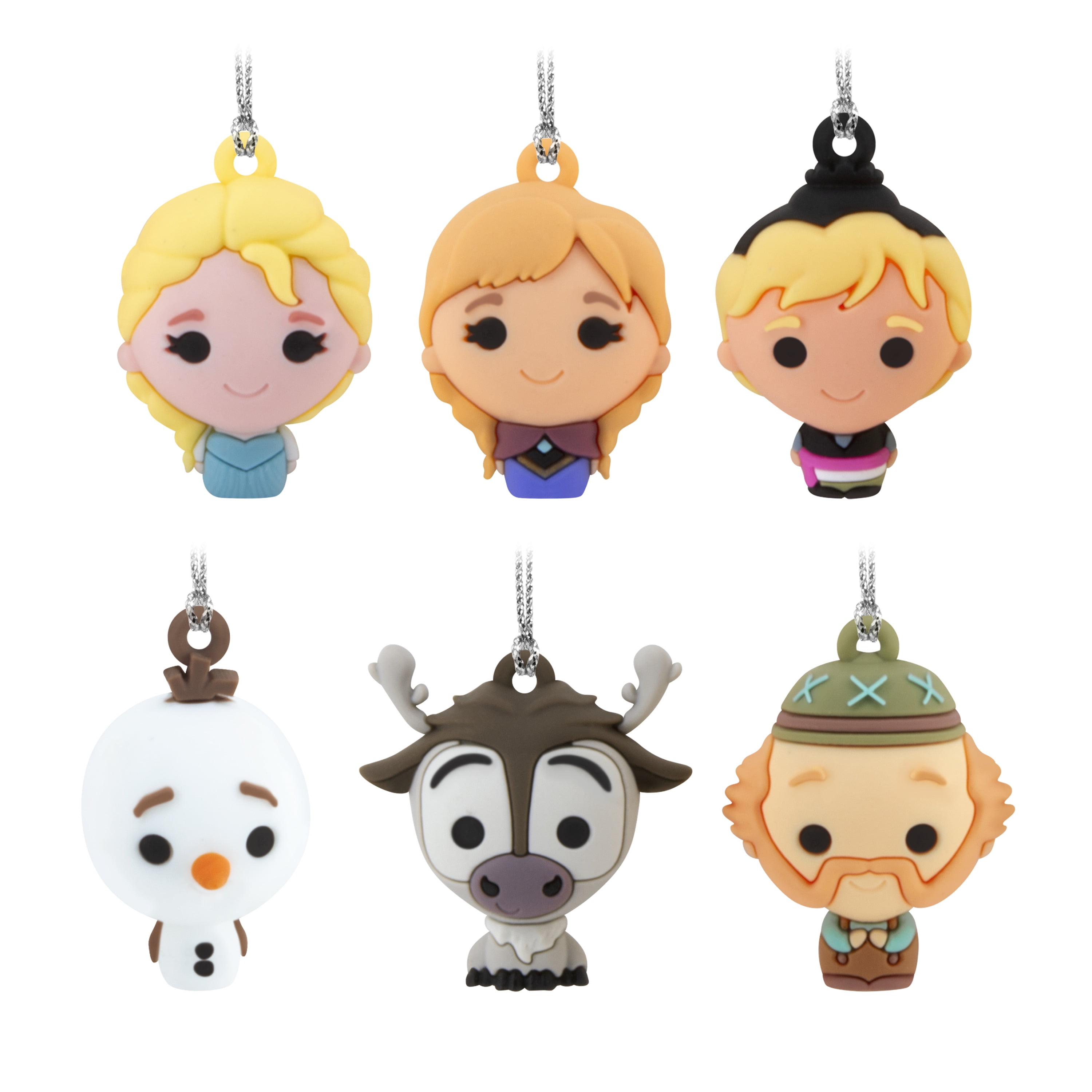 Mini décorations Hallmark, La Reine des neiges, en plastique incassable, ens. de 6, articles-cadeaux pour fans de Disney