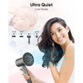 thumbnail image 4 of Secador de pelo CONFU, 110.000 RPM, secado rápido, difusor magnético y concentrador, secador de pelo iónico ligero y profesional para mujeres y hombres., 4 of 5