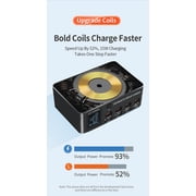 Wireless Charging Stand with Cable and Charger Magnetic,wireless fast charging base, multifunctional interface charger