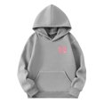 thumbnail image 1 of Double Digits Birthday Hooded Sports Jacket For Girls Athletic Pullover Sweatshirt With Front Pocket, 1 of 5