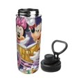 thumbnail image 2 of Botella de agua aislada deportiva de Mickey Mouse, de acero inoxidable, portátil, para exteriores, moderna, para viajes, fitness, estudiantes, talla única., 2 of 7