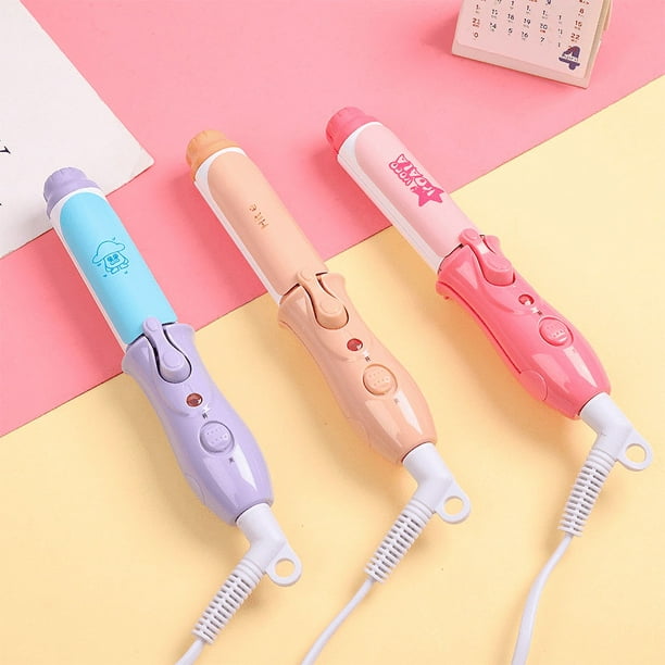 Rizador de pelo con forma de corazón para niña, de doble propósito, para estudiantes de peluquería, para mujer, para peinar el flequillo, férula alisadora