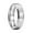 6MM Silver, variant on Men's Tungsten Steel 6MM Classic Plain Brushed Matt Finish Mid Finger Wedding Ring Comfort Fit European and American Style Silver Size 7