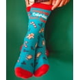 thumbnail image 6 of Women's Christmas Calories Don't Count Socks Funny Cookies Food Novelty Graphic Footwear, 6 of 8