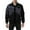 Black Jacket for Men, variant on Men's Collared Button-Front Jacket Color- Multi-Pocket Casual Outerwear for Daily & Streetwear Black XL