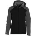 thumbnail image 3 of Holloway Sportswear L Womens Raider Softshell Jacket Carbon Print/Black 229357, 3 of 4
