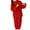 DT-Red, variant on DailyTrove Women's Long Sleeve Hoodie & Jogger Set - Solid Color, Casual Style, Spring & Street Wear,Pink