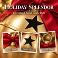 thumbnail image 5 of Luckky Oversized Gold Metal Christmas Jingle Bells, 14 x 10 Inch Giant Sleigh Bell Ornaments with Red Bow, Large Decorative Bells for Porch, Yard, Mantel, Indoor Outdoor Holiday Decor, 1Pc, 5 of 8