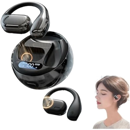 AI Translation Earphones,with 144 Language Real-Time Translation Earbuds,Translator Earbuds,Open Ear translating Headphones,Wireless Bluetooth Language Translator Earbuds for iPhone & Android